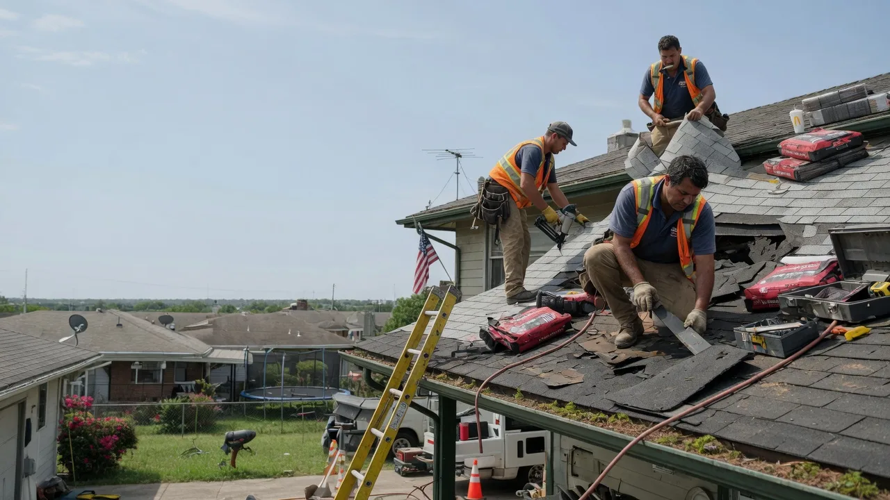 Roof Repair in Earlsboro, OK near me
